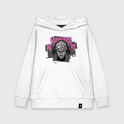 Детская толстовка-худи The girl in the mask with patches