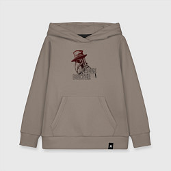 Детская толстовка-худи Понурый чумной доктор