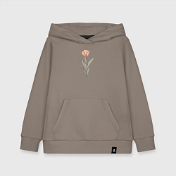 Детская толстовка-худи Тюльпан линиями