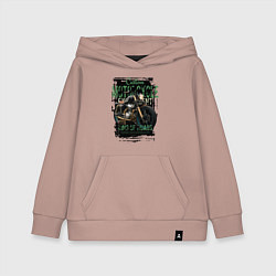 Детская толстовка-худи Кастом мотоцикл