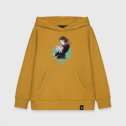 Детская толстовка-худи Клинок рассекающий демонов Энму