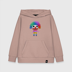 Детская толстовка-худи Cartoon clown colorful