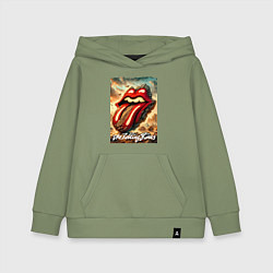 Детская толстовка-худи Rolling Stones - logo transformation