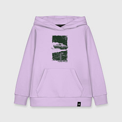 Детская толстовка-худи Спорткар в гранж стиле