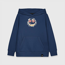 Детская толстовка-худи Лакомый кусочек-яичница с улыбкой