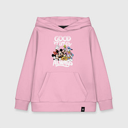 Детская толстовка-худи Дональд Дак и Микки Маус