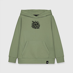 Детская толстовка-худи Штурвал и две розы