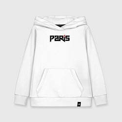 Толстовка детская хлопковая City Paris, цвет: белый