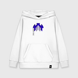 Детская толстовка-худи Cortex синий чёрная обводка aneurism iv