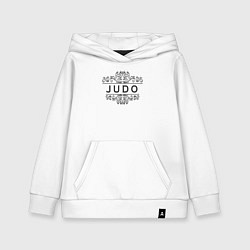 Детская толстовка-худи Узор дзюдо