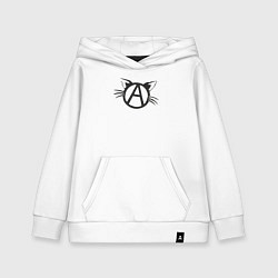 Детская толстовка-худи Cat anarchy