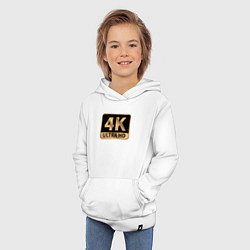 Толстовка детская хлопковая 4K Ultra высокое качество, цвет: белый — фото 2