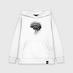 Детская толстовка-худи Мозг-дерево