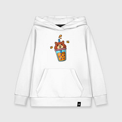 Детская толстовка-худи Мишка и медовый напиток