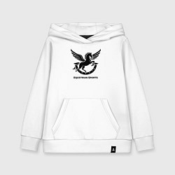 Детская толстовка-худи Конный спорт лошадиное лого