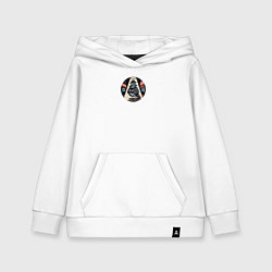 Детская толстовка-худи Голубь шпион со старым фотоаппаратом - брейнрот Шп