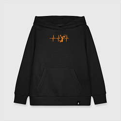 Детская толстовка-худи Пульс данкера