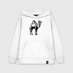 Детская толстовка-худи Верблюд в полный рост