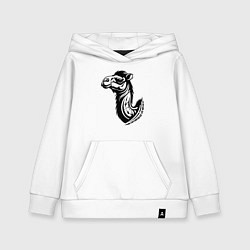 Детская толстовка-худи Стильный верблюд