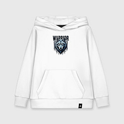 Детская толстовка-худи Волк воин