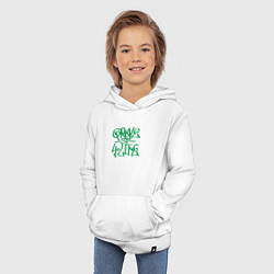 Толстовка детская хлопковая Tag grove street 4 life, цвет: белый — фото 2