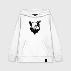 Детская толстовка-худи Свиная голова
