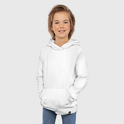Толстовка детская хлопковая Ярость девушки самурая, цвет: белый — фото 2