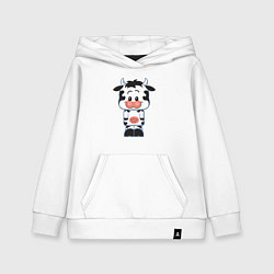 Детская толстовка-худи Коровка