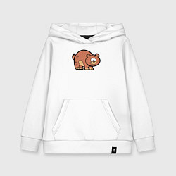 Детская толстовка-худи Мишутка