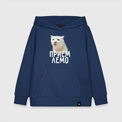 Детская толстовка-худи Приемлемо котик