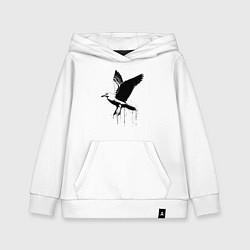 Детская толстовка-худи Летящая Чайка