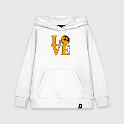 Детская толстовка-худи Love mortal kombat