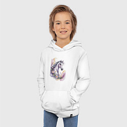 Толстовка детская хлопковая Волшебное превращение, цвет: белый — фото 2