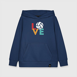 Детская толстовка-худи Love volley