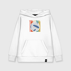 Детская толстовка-худи Volleyball colors