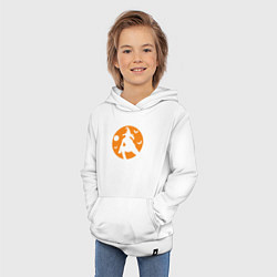 Толстовка детская хлопковая Волейбольная ведьма, цвет: белый — фото 2