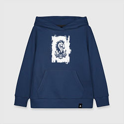 Детская толстовка-худи Белый жеребец