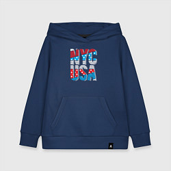 Детская толстовка-худи NYC - USA