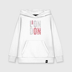 Детская толстовка-худи Поверни на Лондон