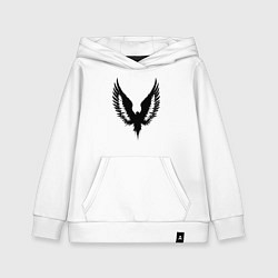 Детская толстовка-худи Крылатый силуэт Banksy