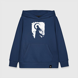 Детская толстовка-худи Девушка гот аниме