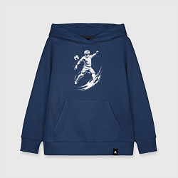 Детская толстовка-худи Аниме удар в футболе