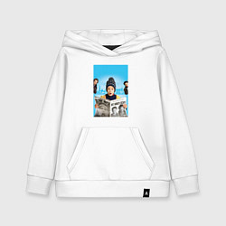 Детская толстовка-худи Один дома в Нью-Йорке