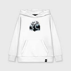 Детская толстовка-худи Олень и зима