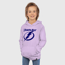 Толстовка детская хлопковая HC Tampa Bay, цвет: лаванда — фото 2