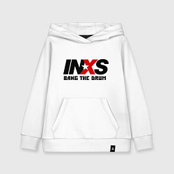 Толстовка детская хлопковая INXS, цвет: белый