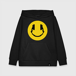 Толстовка детская хлопковая Smile Music, цвет: черный