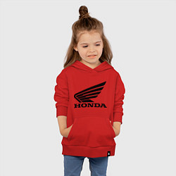 Толстовка детская хлопковая Honda Motor, цвет: красный — фото 2