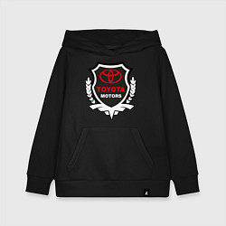 Детская толстовка-худи Тойота моторс герб