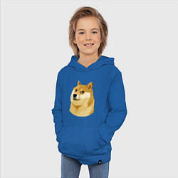 Толстовка детская хлопковая Doge, цвет: синий — фото 2